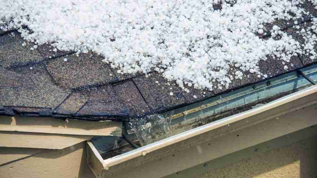 Ice storms and repeated freezing and thawing causes damage to a home in Central Texas