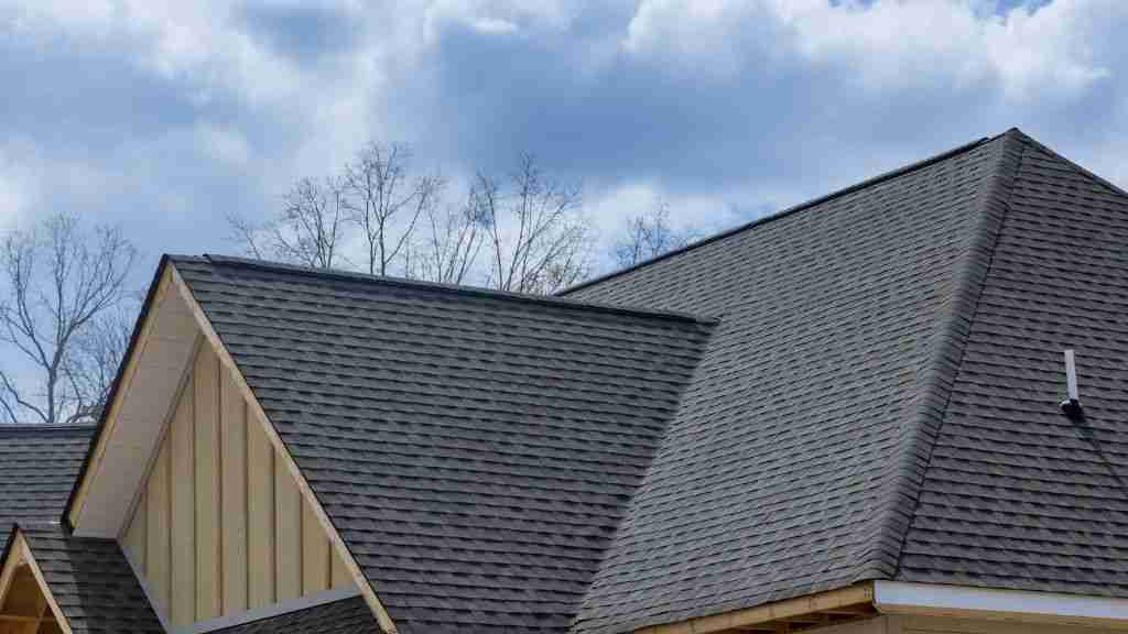 Asphalt shingle roof replacement done by the Badon Solutions team in Central Texas