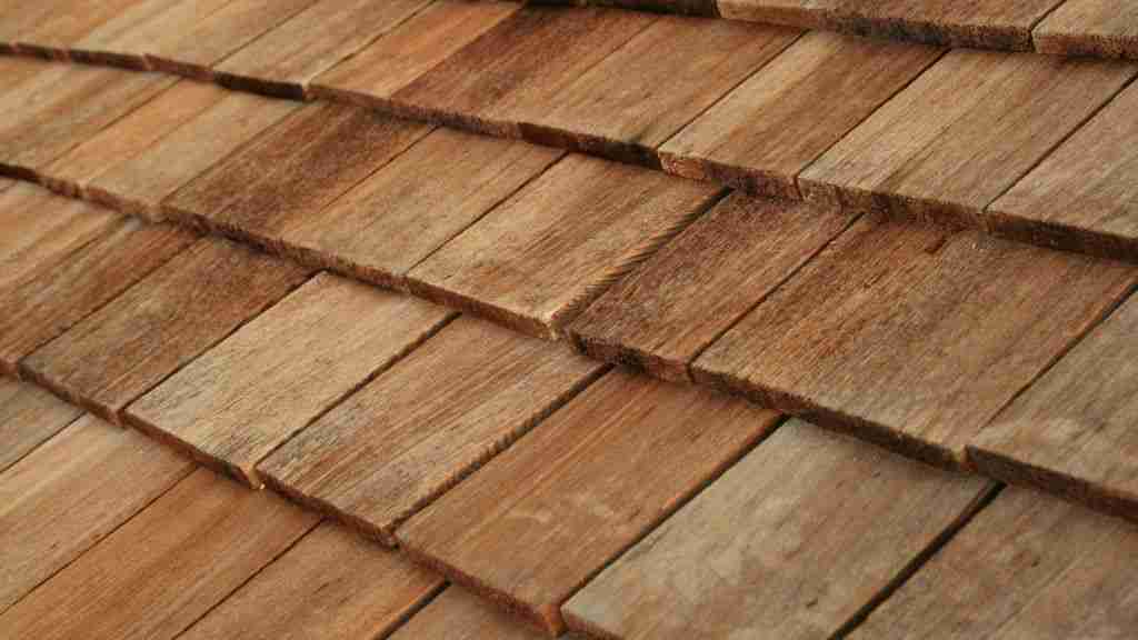 Cedar Shingles on a residential home roof