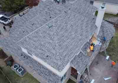 Impact Resistant new roof with IKO Dynasty shingles in Round Rock Texas 11