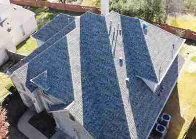 Impact Resistant new roof with IKO Dynasty shingles in Round Rock Texas 13