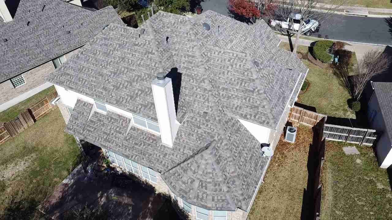 Impact Resistant new roof with IKO Dynasty shingles in Round Rock Texas 14