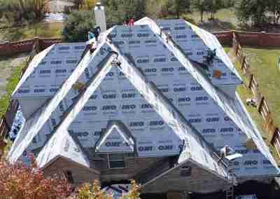 Impact Resistant new roof with IKO Dynasty shingles in Round Rock Texas 7
