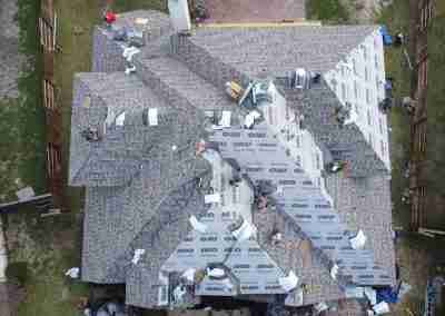 Impact Resistant new roof with IKO Dynasty shingles in Round Rock Texas 8