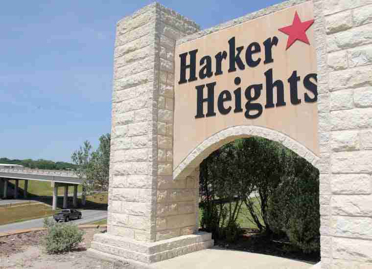 Harker Heights Texas Sign