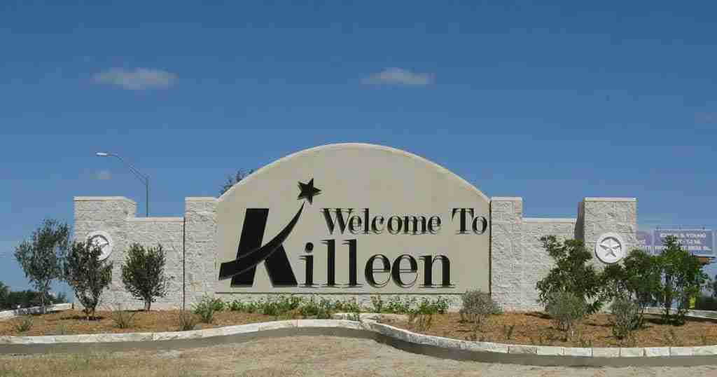 Killeen Texas Welcome Sign