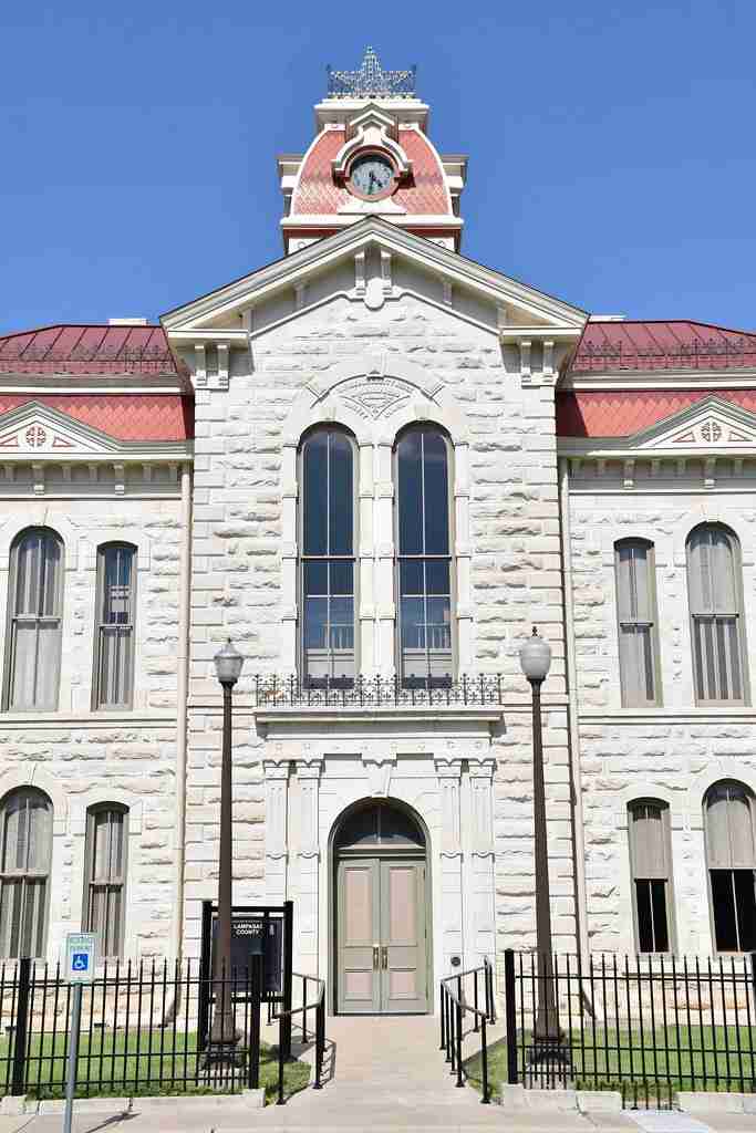 Lampasas County Courthouse in Lampasas Texas
