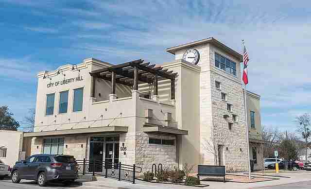 Liberty Hill City Hall in Liberty Hill Texas