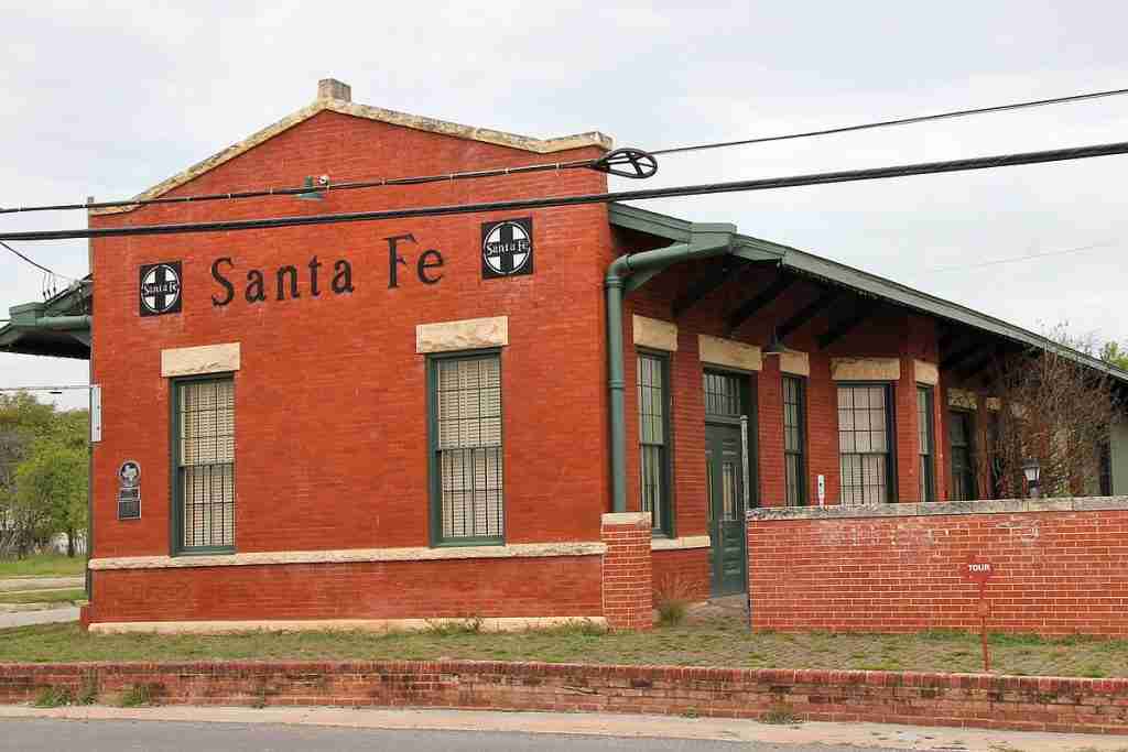 Old Lampasas Train Depot in Lampasas Texas