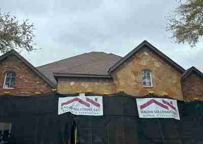 Roof replacement with GAF Armor Shield II Impact Resistant shingles in Round Rock Texas 1