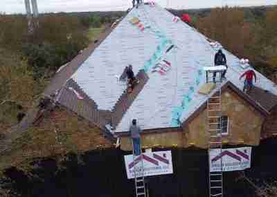 Roof replacement with GAF Armor Shield II Impact Resistant shingles in Round Rock Texas 10