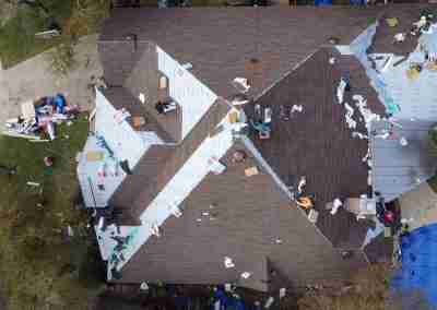 Roof replacement with GAF Armor Shield II Impact Resistant shingles in Round Rock Texas 12