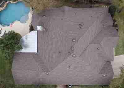 Roof replacement with GAF Armor Shield II Impact Resistant shingles in Round Rock Texas 19