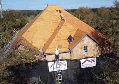 Roof replacement with GAF Armor Shield II Impact Resistant shingles in Round Rock Texas 5