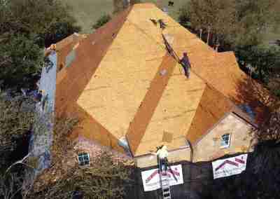 Roof replacement with GAF Armor Shield II Impact Resistant shingles in Round Rock Texas 7