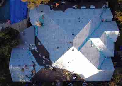 Roof replacement with GAF Armor Shield II Impact Resistant shingles in Round Rock Texas 7