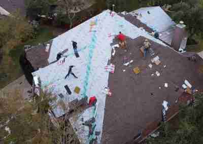 Roof replacement with GAF Armor Shield II Impact Resistant shingles in Round Rock Texas 8