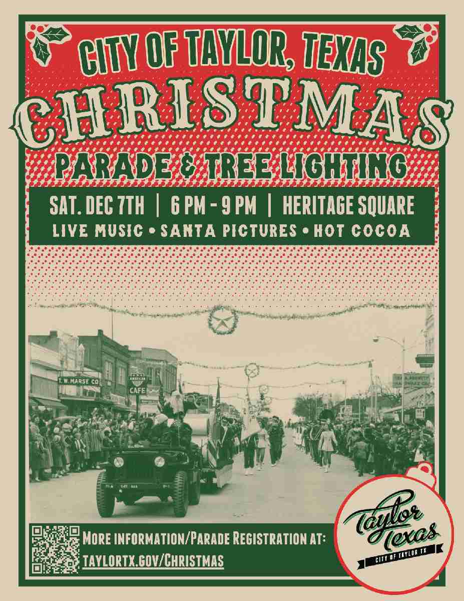 Taylor Texas Christmas Parade & Tree Lighting