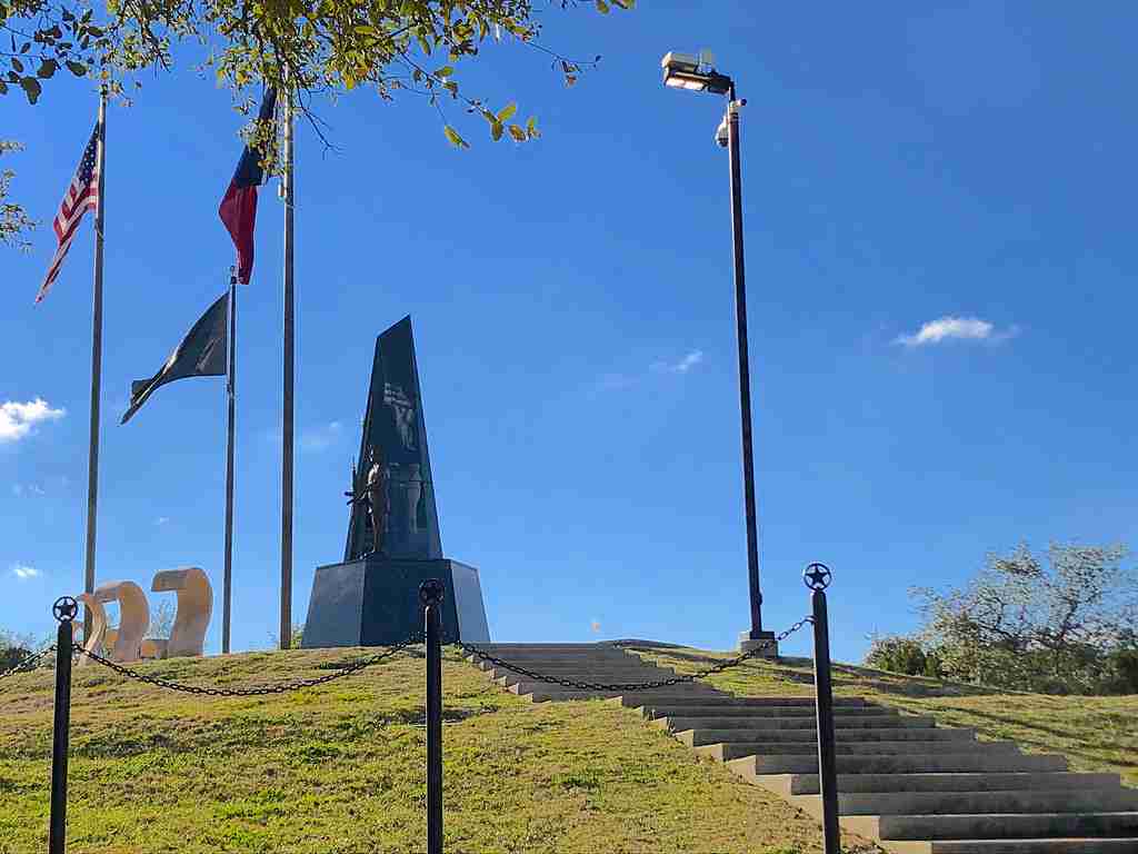 Mount Bonnell Austin Texas Veterans Memorial Park in Cedar Park Texas